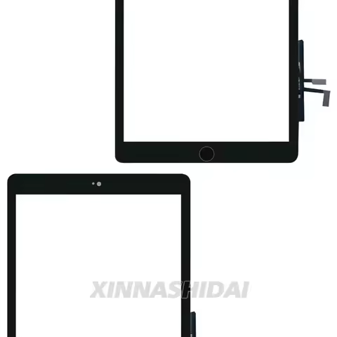 For iPad 5 2017 Touch Screen Digitizer and Home Button Front Glass Display Touch Panel A1822 A1823