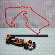 F1 Racing Car Three-Dimensional Model, Silverstone Circuit, F1 Track Model Ornaments