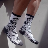 Peak.CT - Manica Crew Socks "Mountain Leech Design"