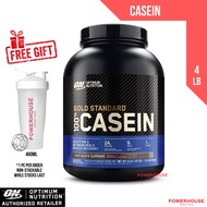 Optimum Nutrition Gold Standard Casein, 4lb / 53 servings [Slow Digesting Protein, Muscle Recovery, 
