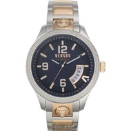 VERSUS VERSACE手錶 VV00262 42mm銀錶殼，金銀相間錶帶款 _廠商直送