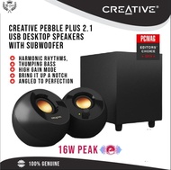CREATIVE PEBBLE PLUS 2.1 USB POWERED DESKTOP SPEAKER FAR FIELD DRIVER-Versace07