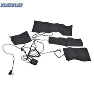 XUEXUE USB Electric Heated Jacket, 5V 2A 3 Gear Levels Heating Pad, Durable 4 in1 Foldable Washable 