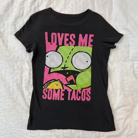 anime Baby Tees E-girl EMO Crop Top Y2K clothes 2000s aesthetic Harajuku Fairy grunge Short Top wome