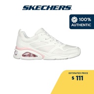 Skechers Women SKECHERS Street Tres-Air Uno Revolution-Airy Shoes - 177420-WHT Air-Cooled Memory Foam