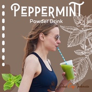 Peppermint Drink Powder Sachet 30gr Tester Solution Cafe Indonesia
