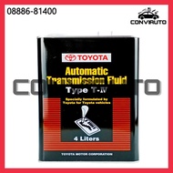 TOYOTA AUTOMATIC TRANSMISSION FLUID TYPE T-IV 4L (08886-81400)