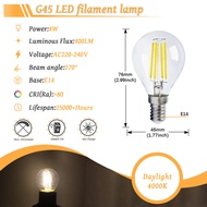 2PCS Retro Edison Light Bulb E27 E14 B22 220V A60 G45 ST64 G80 G95 G125 Filament Vintage Ampoule Inc