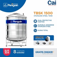 TOREN TANGKI AIR - PENGUIN - TBSK1500 - 1500 LITER - STAINLESS