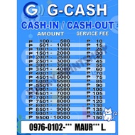 【Hot Sale】Gcash Cash Rates Editable Price with Gcash Name &amp; Number