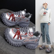 Thick-Soled Daddy Shoes Street Shooting Fashion Student Sports Shoes Running Sports Shoes Heightenin