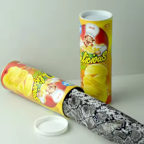 Halloween Potato Chips Cans Snake Tricks Joke Scary Fries Play Fun Toys Funny Prank Props Festival D