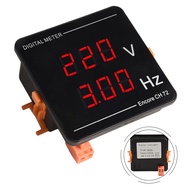 <NEW> Voltage Frequency Meter 2-Digital Display AC50-500V 10-99.9HZ Digital Voltmeter