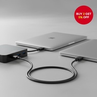 Vention USB to DC 5.5mm 3.5mm 1.5M Power Cord Tuning Fork Type for Hub/Mini Fan/Table Lamp 28 AWG  V