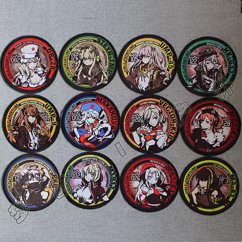 Game Girls Frontline UMP45 UMP9 M1911 HK416 PKP M870 Cosplay DIY Tags Patch Cloth Patches Armband Ba