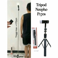 NEEPHO P170S Selfie Stick | Universal Led Light Tripod + Bluetooth Selfie Stick Remote