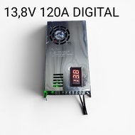 SUPPLY POWER TOP JAYA SUPPLY 13.8V 120A DIGITAL P.22.CM L.11.7.CM T.57.CM CM CM