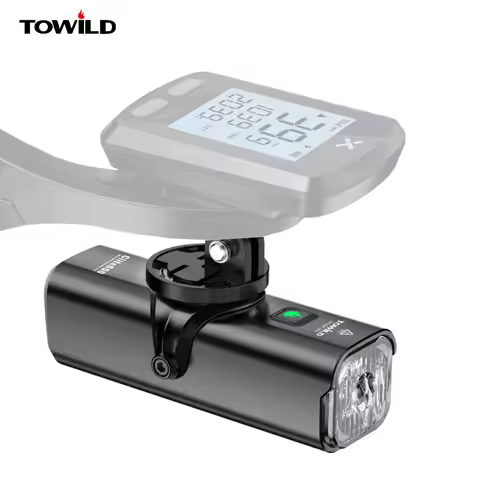 TOWILD CL600 Lumen Bike Light Front Lamp Type C Rechargeable 2000mAh Bicycle Light IPX6 Waterproof H