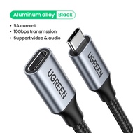 UGREEN USB C Extension Cable USB Type C 3.1 Gen 2 Male to Female Fast Charging &amp; Audio Data Transfer Cable for MacBook Pro iPad UGREEN USB Type C Extension Cable - USB 3.2 Gen2 Extender 3FT 10Gbps Data Transfer 4K60Hz Video Output 100W PD Fast Charging C