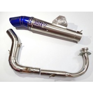 Aun Worm Pipe Motorcycle Exhaust