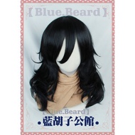 WOMEN'S FAKE HAIR WIG COSPLAY BLUEBEARD MY HERO ACADEMIA SHOUTA AIZAWA / GIRL / BOY BLACK