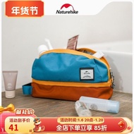 NATUREHIKE XV2E Organizer Toilet Kering Basah Pemisah, Beg Kosmetik Travel Lelaki Wanita, Beg Penyim
