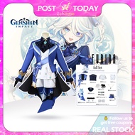🇲🇾READY STOCK🇲🇾 Furina Cosplay Costume Full Set Genshin Impact Furina / Focalors Hydro Archon Cospla