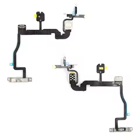 Power Button With Flex Cable For iPhone 11 11Pro Max Fix On/Off Control Microphone Flashlight Switch