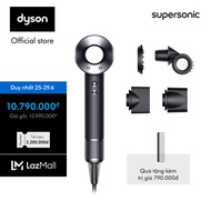 [CHỈ 25-29.6: VC 10% Tối đa 500K + Tặng Lược] Máy sấy tóc Dyson Supersonic ™ HD15 (Đen/Xám)