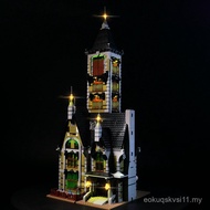 DIY Building Block Lighting Compatible Lego Building Series 10273 Haunted House Jumping Stair Playgr