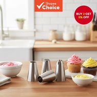 Nozzle Tips Set 1M 2F 2D 6B 2A for Cake Icing, Buttercream, and Pastry Decorating  Set Muncung Nozzl
