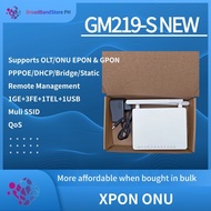 New GM219S GM220S XPON Supports EPON GPON English Version(Contains Adaptor)