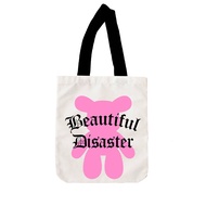 Canvas Tote Bag - Urban Casual Distro Aesthetic MEWING Tote Bag