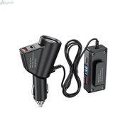 [ANGELA]12 Volt 24 Volt Car Charger 1 to 5 Power Adapter Multi Functional with USB Ports