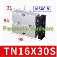 TN16X30S TN16X30 S TN16 X 30S TN16*30S Dual Rod Guided Air Cylinder KP65 SalleBIG 