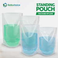 Nylon Standing Pouch - Liquid Plastic Packaging 16X27 ||