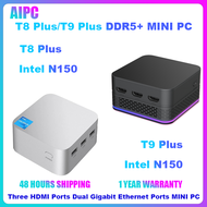 T9 Plus/T8 Plus Mini PC Intel Twin Lake N150 DDR5+ M.2 2242 SATA Win11 Dual LAN Desktop Mini PC