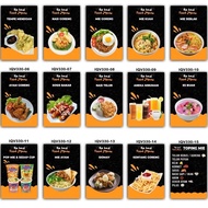 Wall decoration Cafe Poster home decoration dining Cafe Gaul Cafe Menu Cafe Display