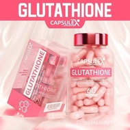 【MY SELLER】Capsule-X Glutathione whitening supplement | Dengan Vitamin C dan Zink - 60 biji