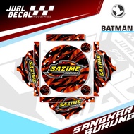 Stiker Sangkar Burung Lovebird Pleci Helopet Decal SAZIME FIRE Tebok Custom Love Bird Variasi