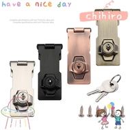 CHIHIRO Keyed Hasp Lock Office Cupboard Burglarproof Zinc Alloy Cabinet