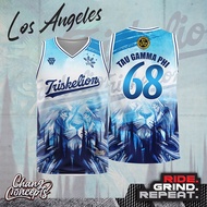 Triskelion Tau Gamma Phi Los Angeles Full Sublimation Standard Cut Basketball Jersey
