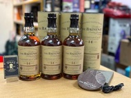 一套包運費Balvenie 14 Year Old Caribbean Cask 700ml /3支 送 限量版無線充電器