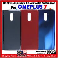 Battery Door Back Glass Back Panel Back Cover with Adhesive For OnePlus 7 1+7 GM1901 GM1900 GM1905