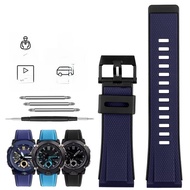 กันน้ำซิลิโคนเรซิ่นคาสิโอ จี-ช็อคนาฬิกา GA2000/GA2200 ทนทานเปลี่ยน สายคล้อง 24 มมสีเป็นกลางตัวเลือก