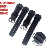 Watch Band Strap for Casio for G-shock DW9052 9051 9050 004C Silicone Rubber Watchband 16mm × 26mm P