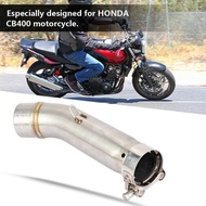 Motorcycle Exhaust Mid-Pipe Middle Pipe Link for HONDA CB400 CB400X 2008-2021