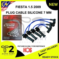 T2 PLUG CABLE FORD FIESTA 1.5 2009 YEARS 7MM SILICONE 1SET