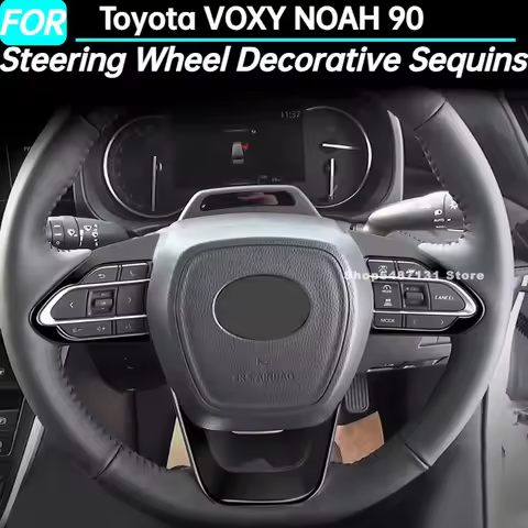 Car Steering Wheel Decorative Sequins for Toyota VOXY NOAH 90 Interior Accessories 2022