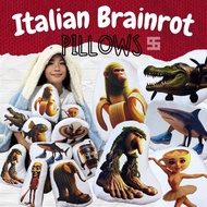 ITALIAN BRAINROT PILLOWS / TUNG TUNG SAHUR PLUSHIE / TRARARELO TRALALA / CAPUCCINA BALLERINA